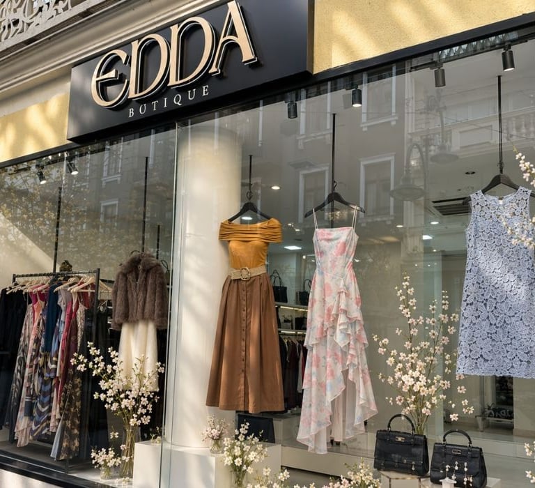 edda boutique shop window