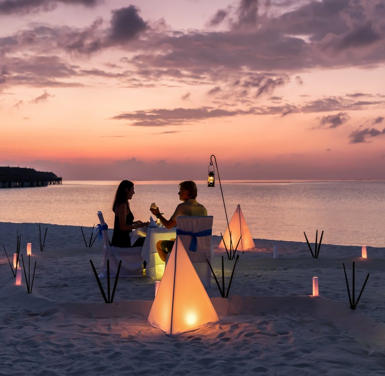 dinner romantique ile maurice