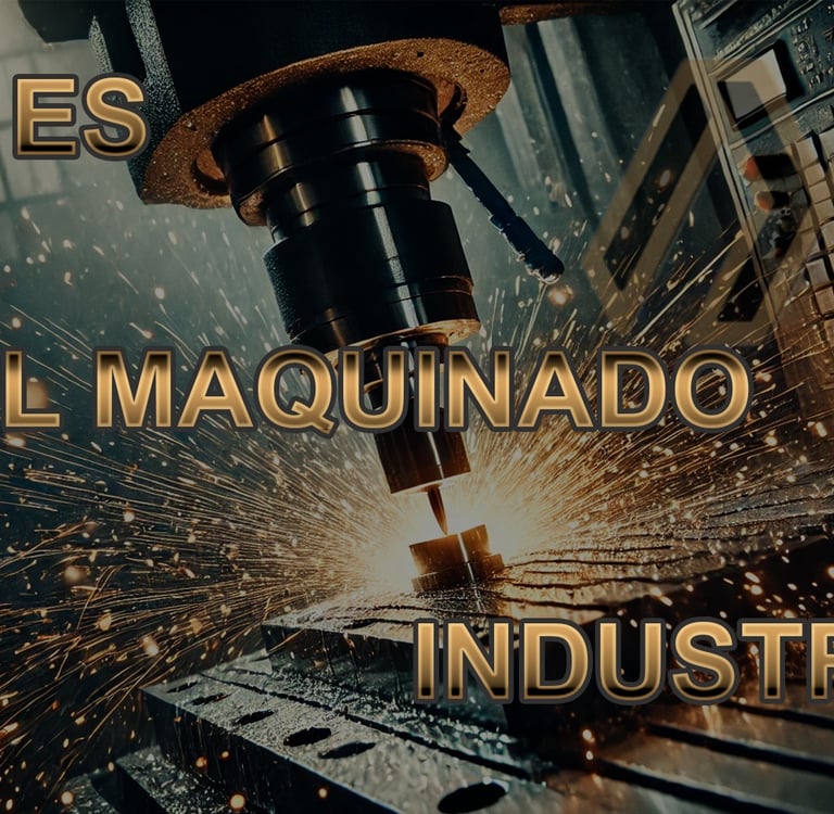 Maquina CNC cortando metal