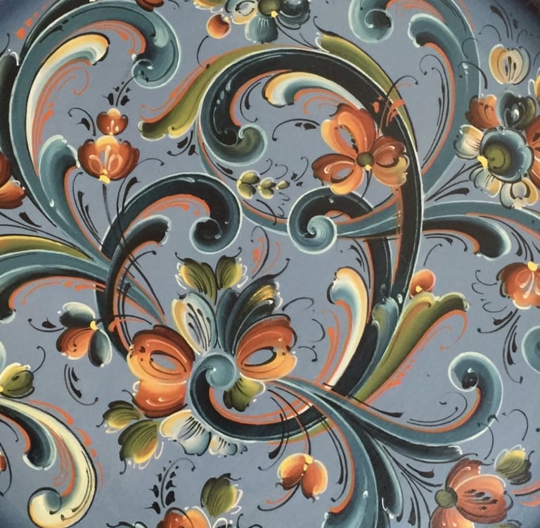 Rosemaling detail