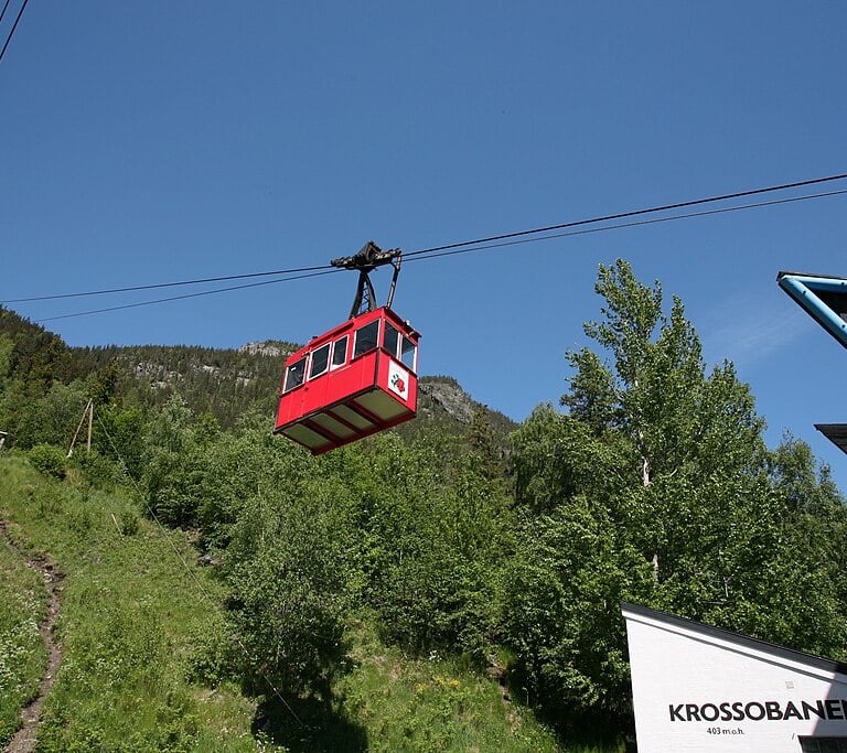 a red aerial cable car-wikimedia cite