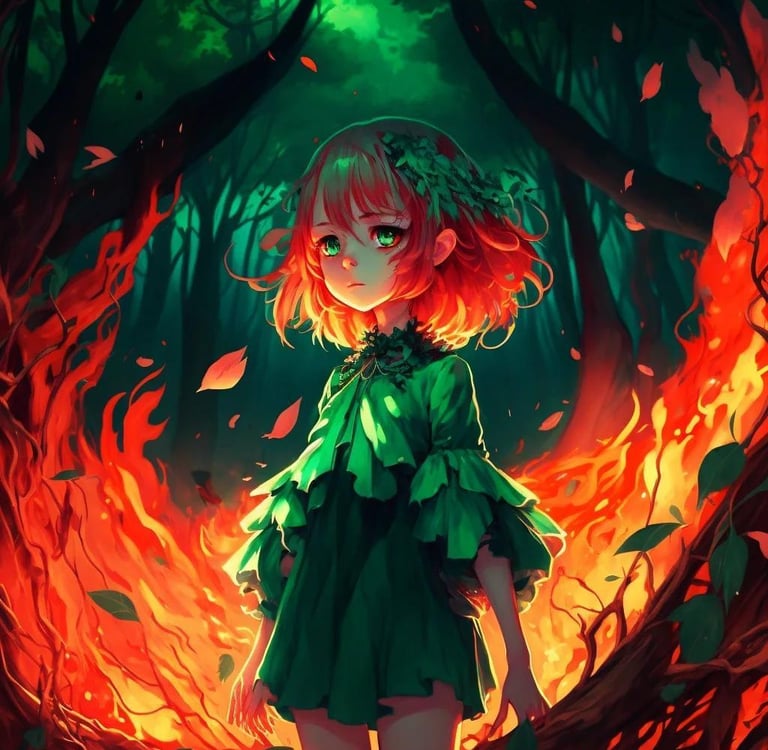 Fire - Ein Charakter aus Equality und Existence von Autor Luca Snow