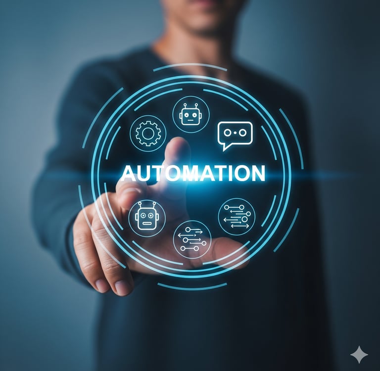 Automation image, hero section