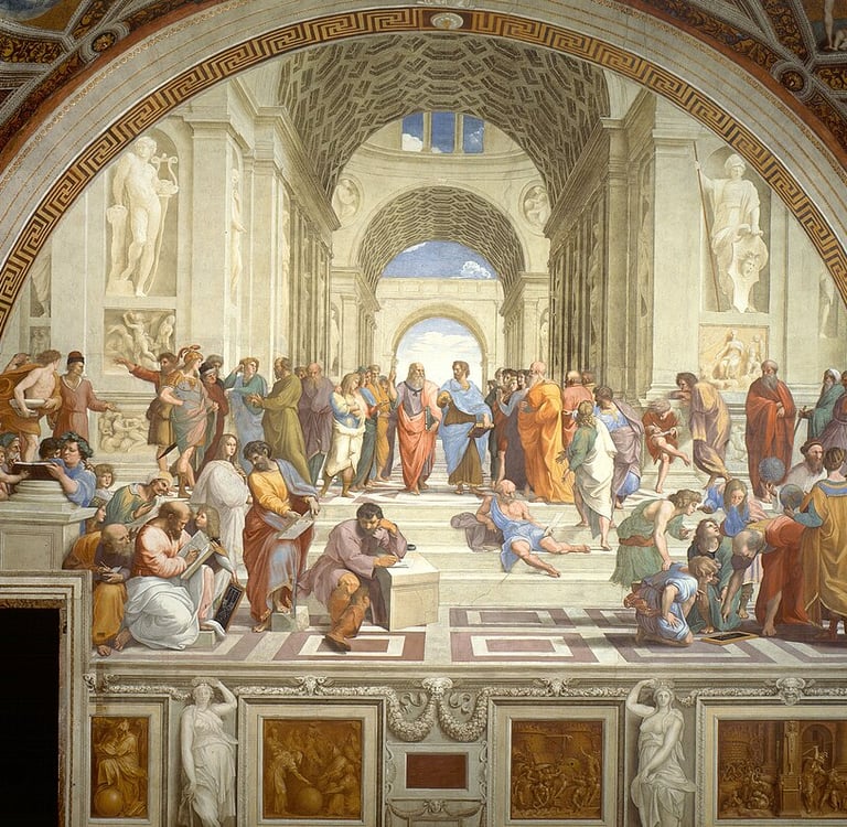 The School of Athens, by Raphael, 1511