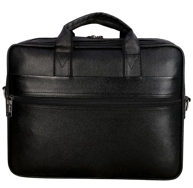 a black briefcase office bag 