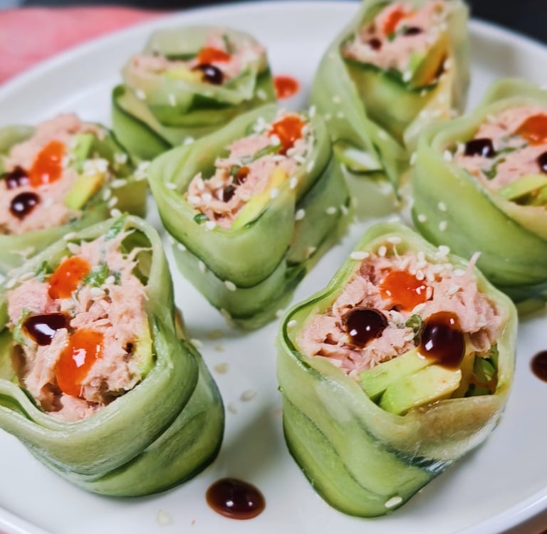 maki thon concombre