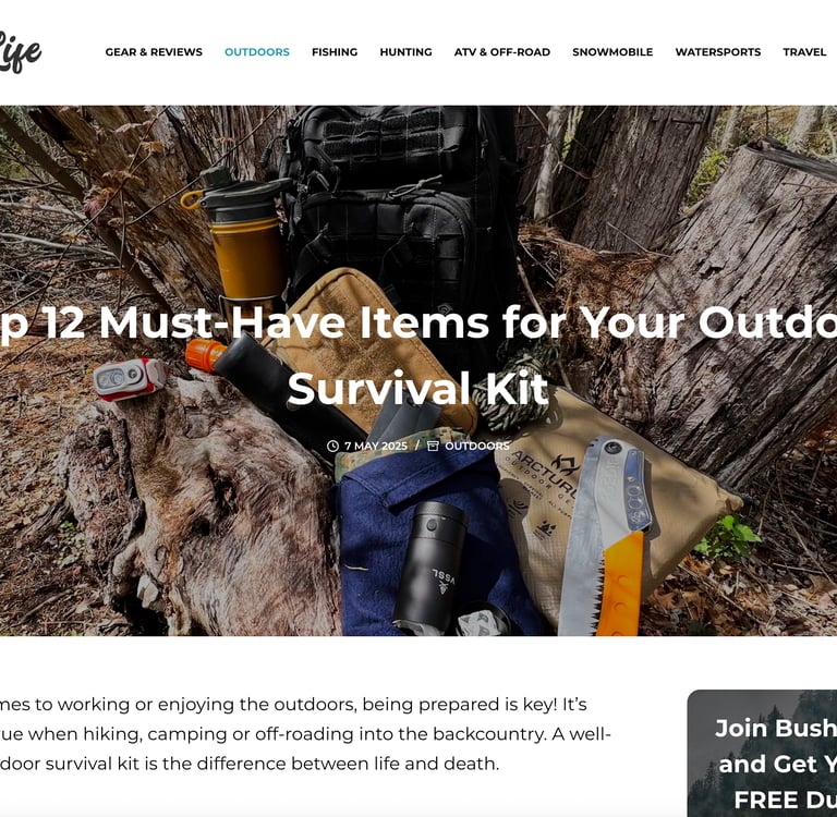 BushLife Website Design
