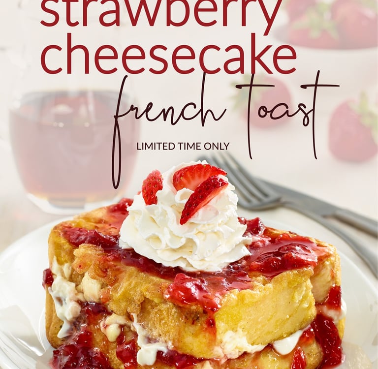 Strawberry French Toast POP Poster by Katherine Widziak