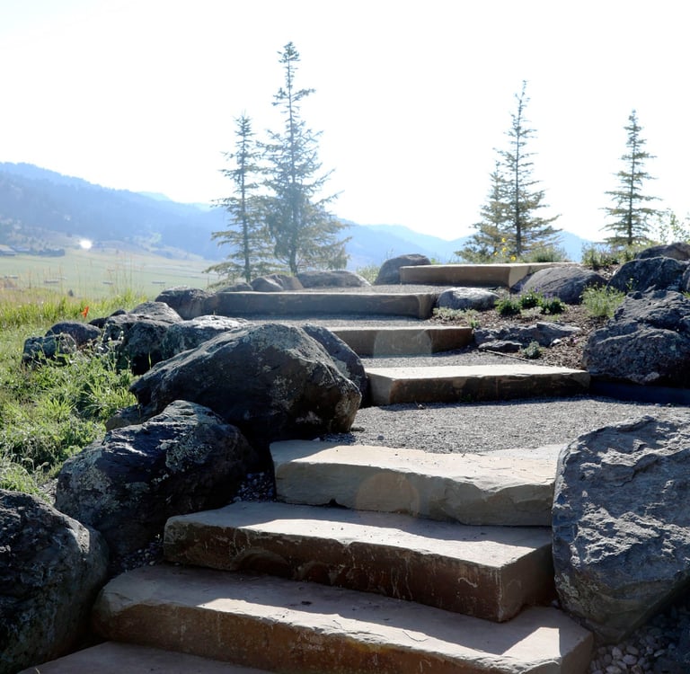 stone steps