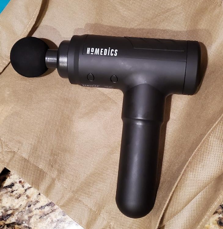 Homedics percussion massager for effective deep tissue relief
