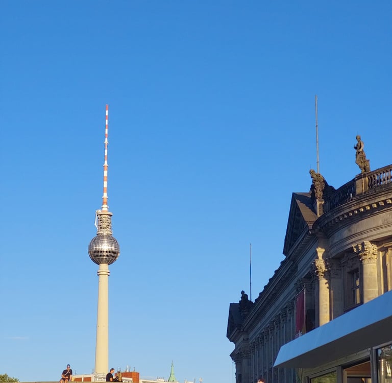 Aussicht auf den Berliner Fernsehturm