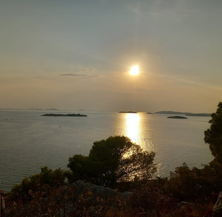 Aussicht auf Tribunj