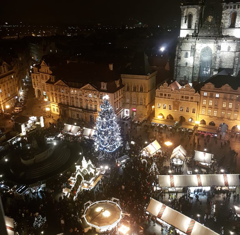 Weihnachtsmarkt in Prag
