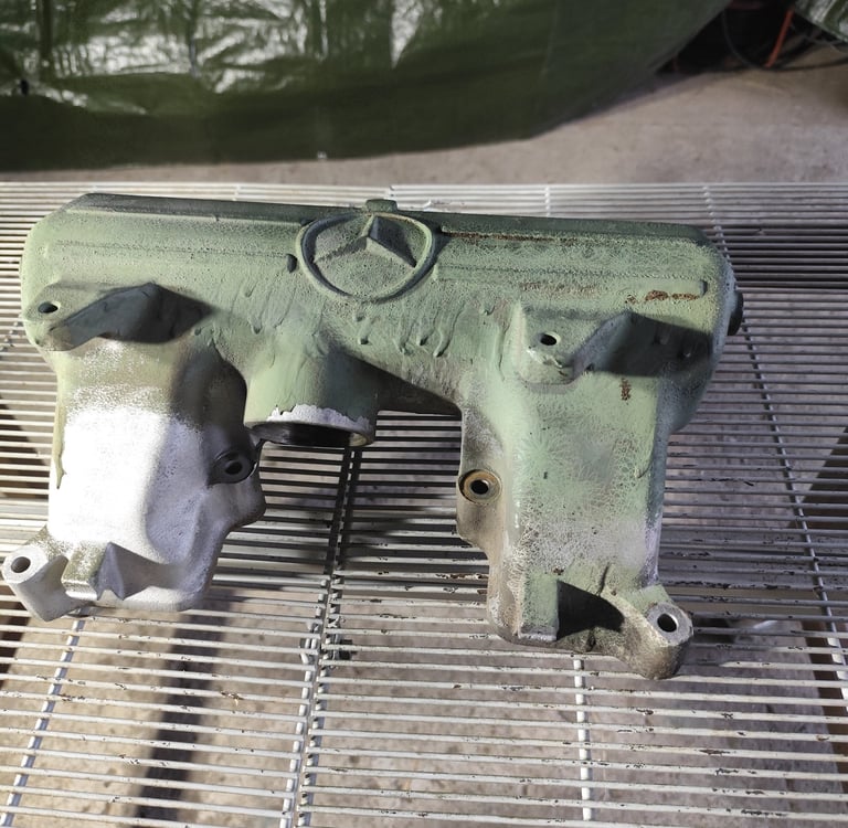 MB Trac Motor Lack entfernen