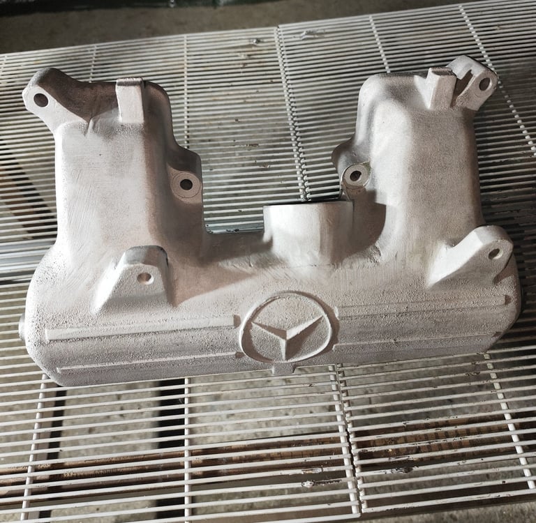 MB Trac Motor Lack entfernen