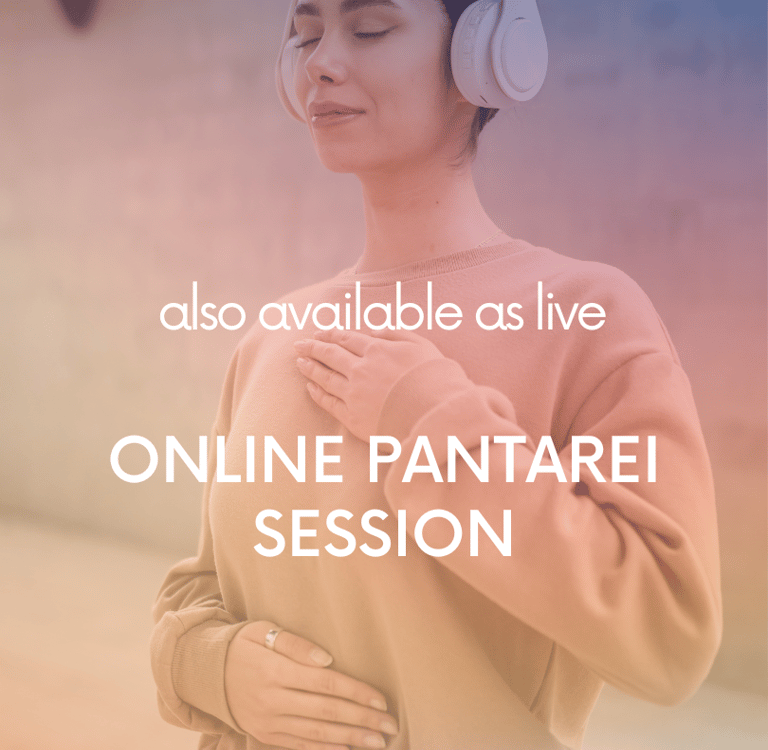 woman holding her self