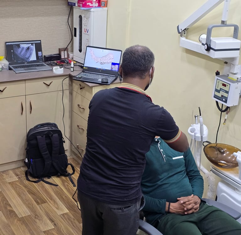 Dental intraoral scanner for best results at the best dental clinic in wakad