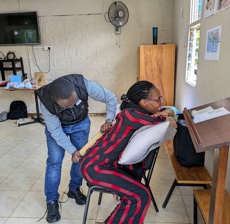 childbirth education using rolling pin for counter pressure