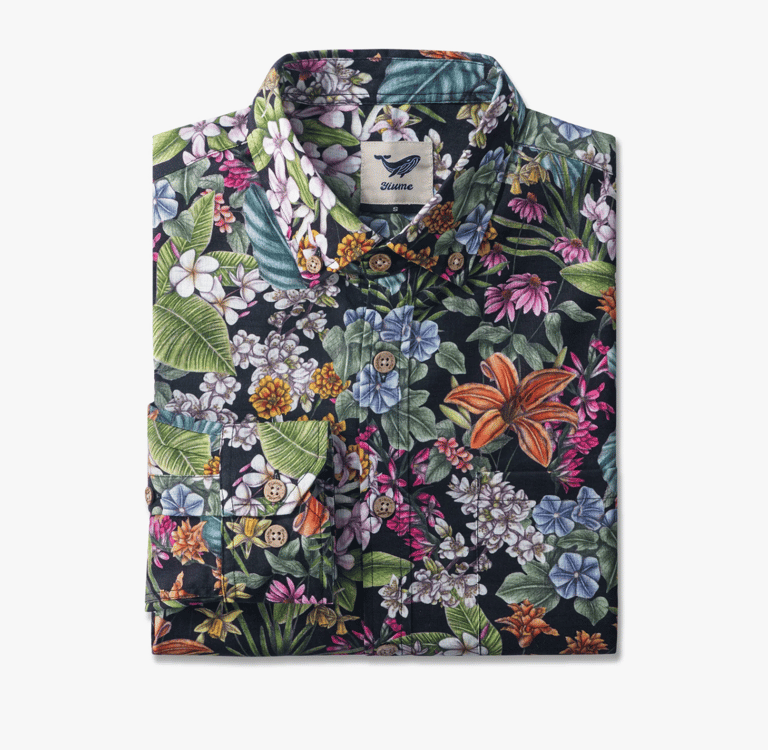 Men's Shirt with a Floral Pattern