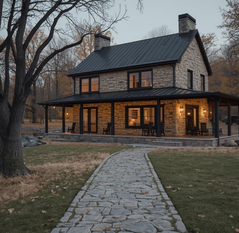modern farmhouse inspired home