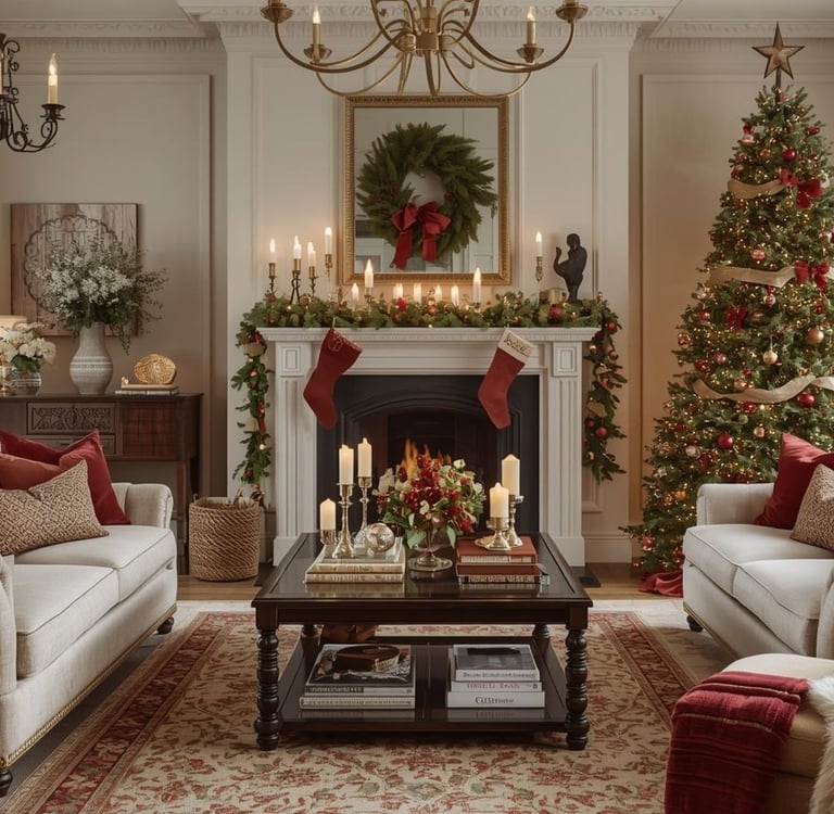 elegant timeless Christmas home