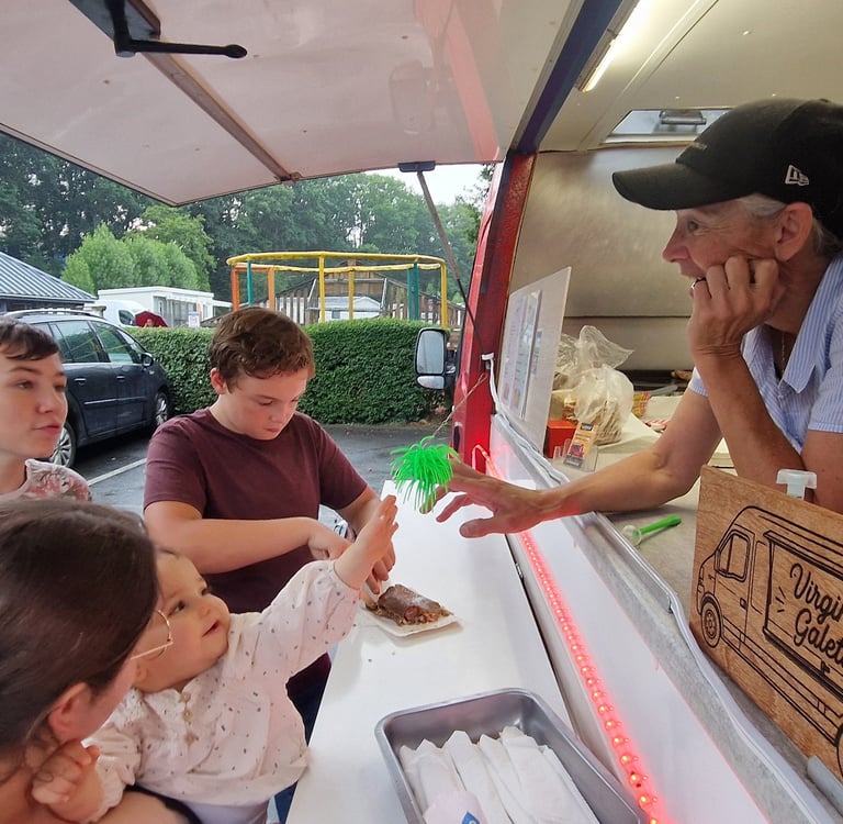 Virginia Food Truck au camping de Saint-Brieuc