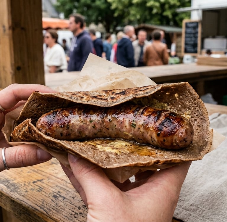 galette saucisse artisanale