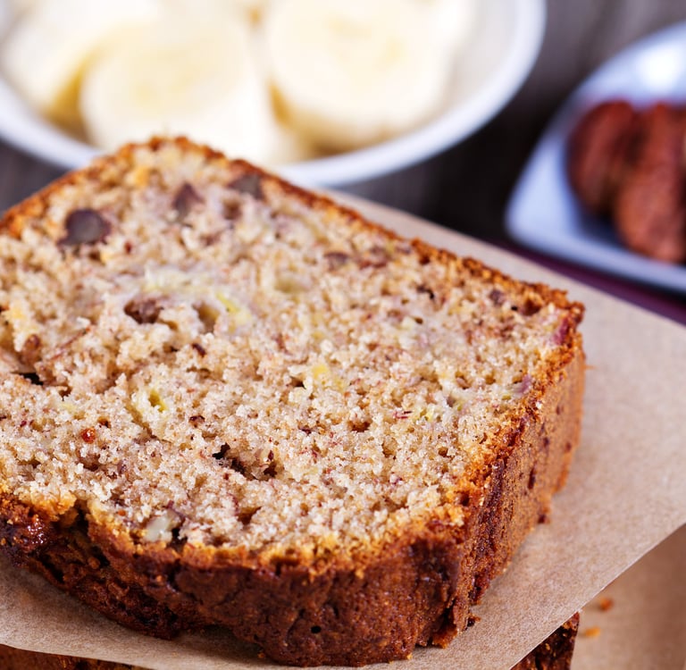 Receita Fitness de Bolo de Banana com Whey Protein