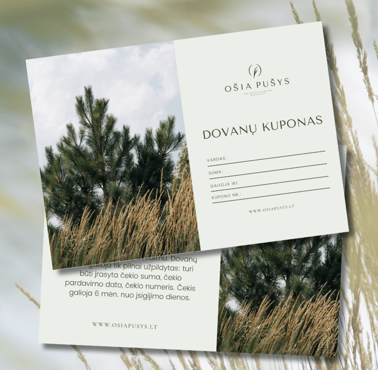 dovanų kuponai