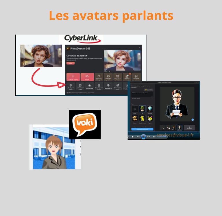 Entreprise Visue'L Les avatars parlants