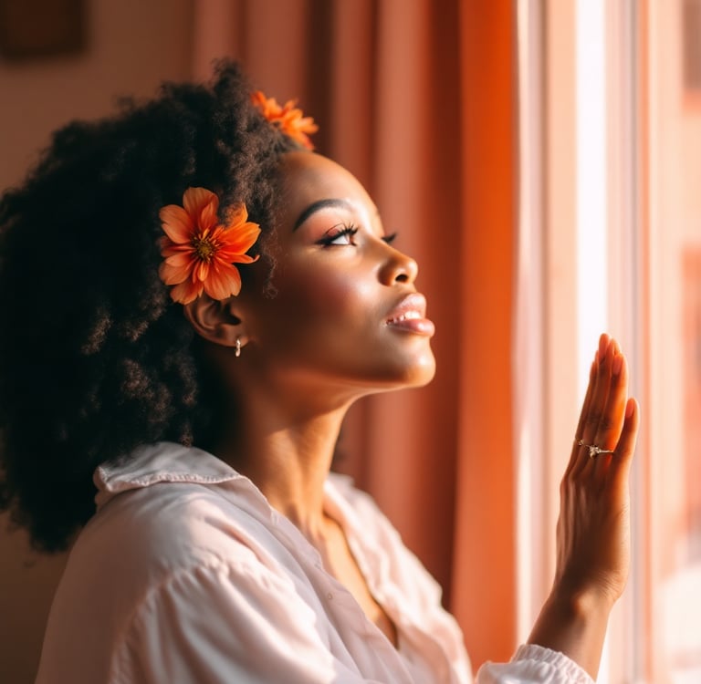 Black wife in the Uncommon Wife community, asking Does My Husband see me.            
