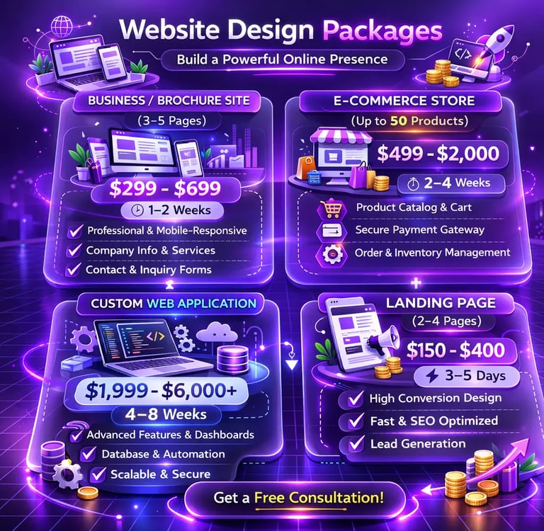 affordable web design for small business