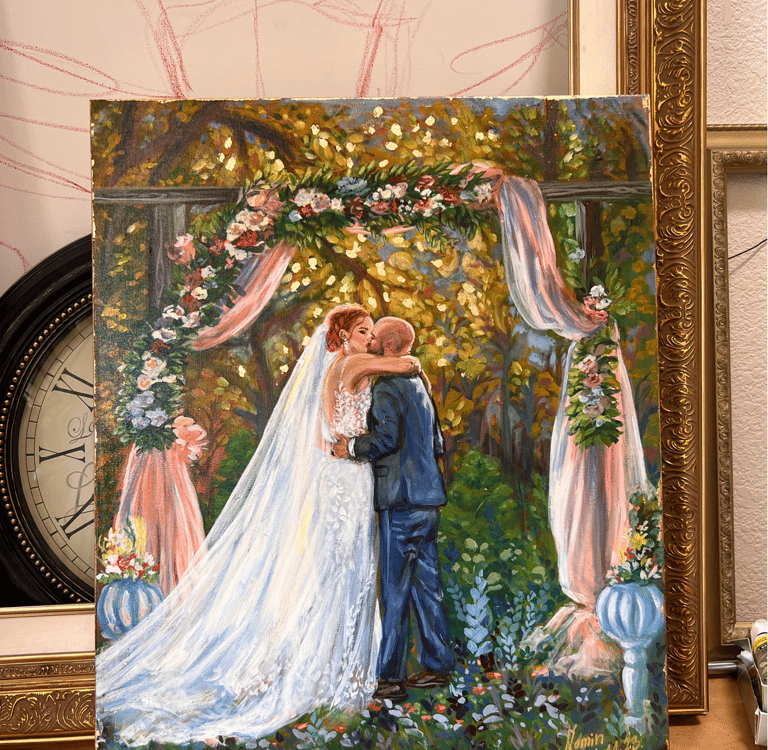 Wedding painter near me. Nominsstudio.com
