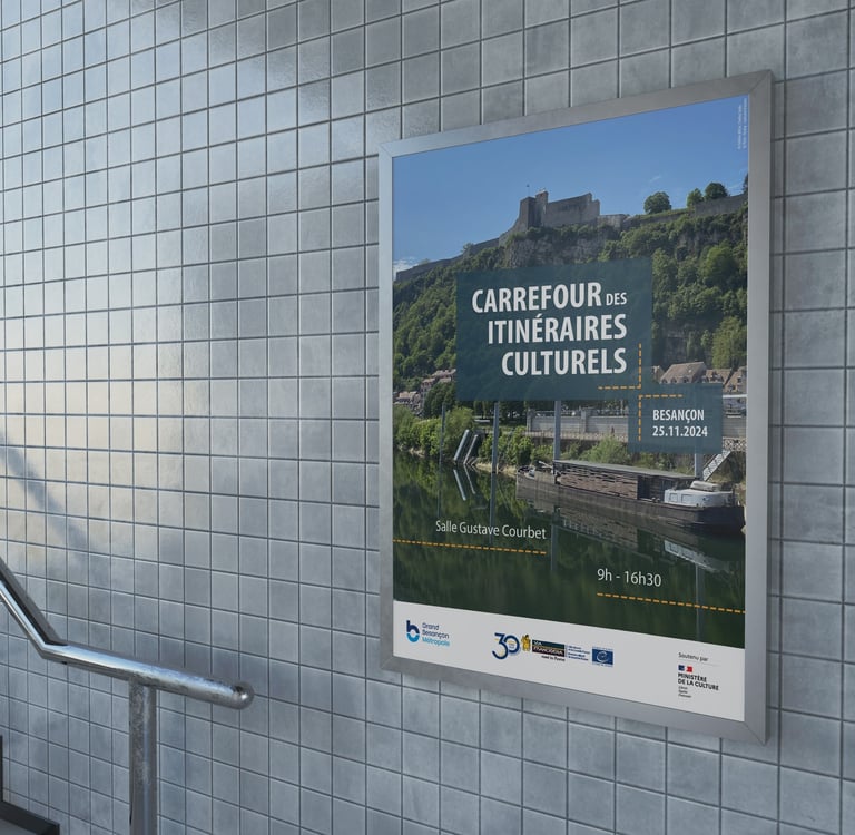 Affiche séminaire Carrefour des Itinéraires Culturels