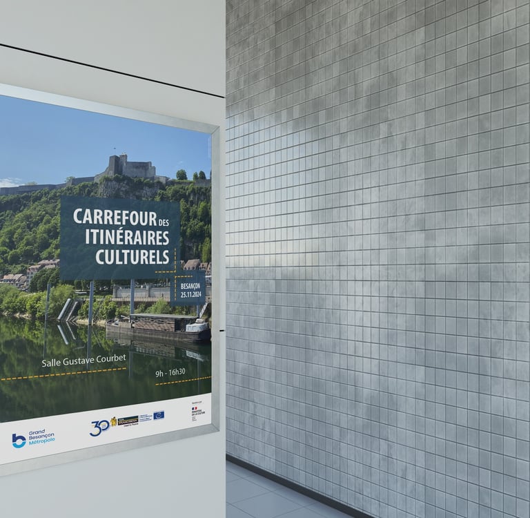Affiche événement Carrefour des Itinéraires Culturels