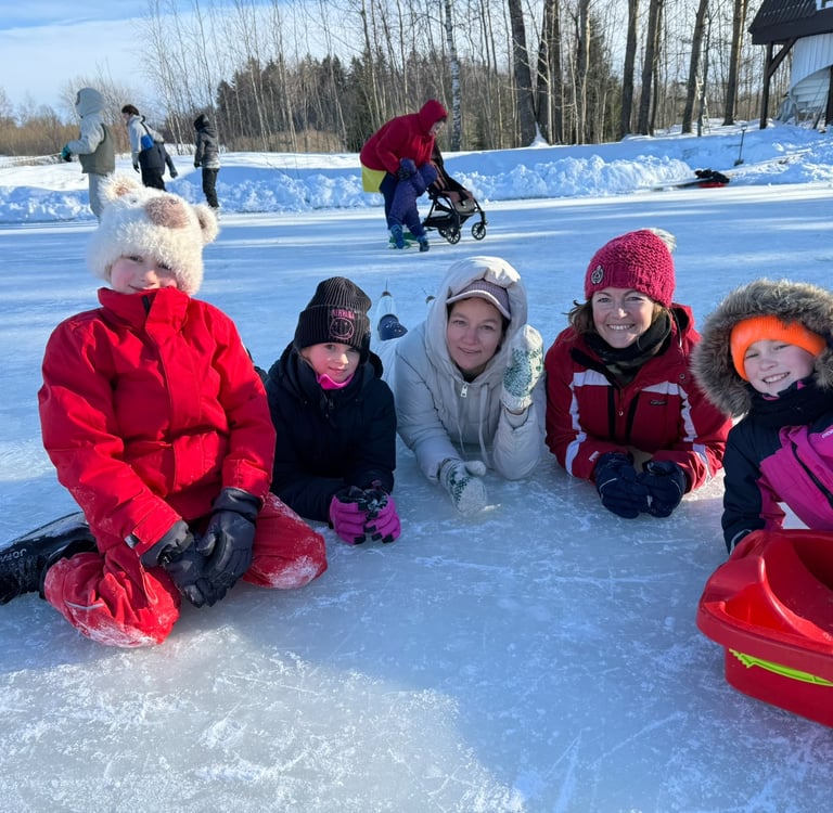 Žiemos pramogos ugdant šeimoje