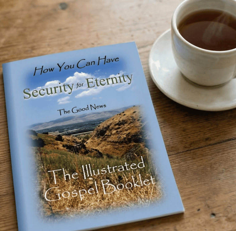 How You Can Have Security For Eternity Illustrated Gospel Booklet