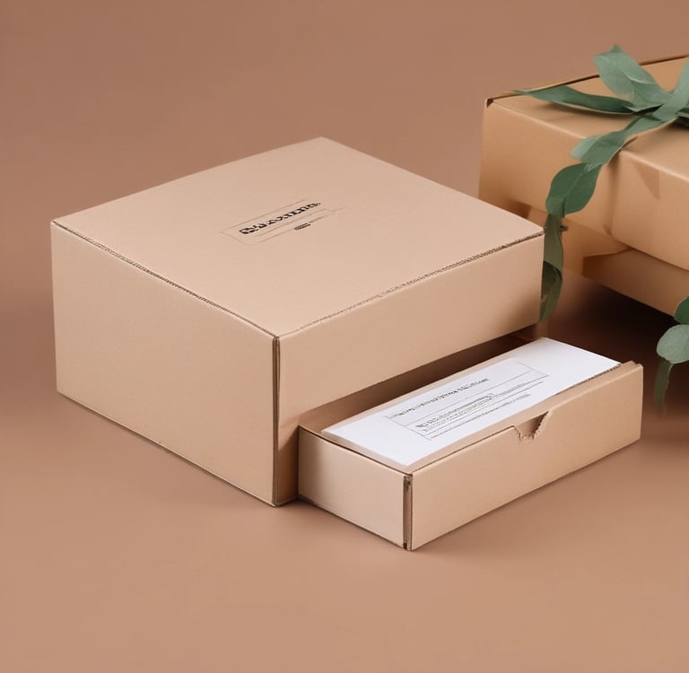 An array of colorful printed boxes featuring stp printer branding.