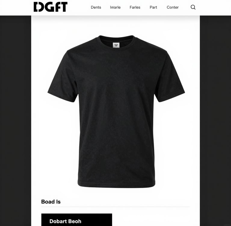 A close-up of the printing process on an oversized t-shirt, colors blending smoothly.