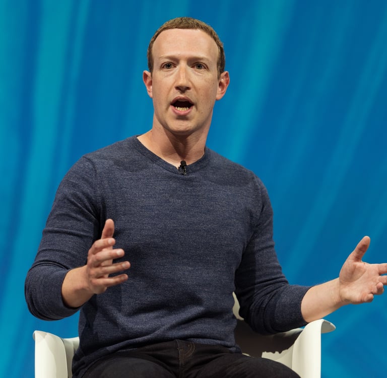 mark zuckerberg at a conference speaking