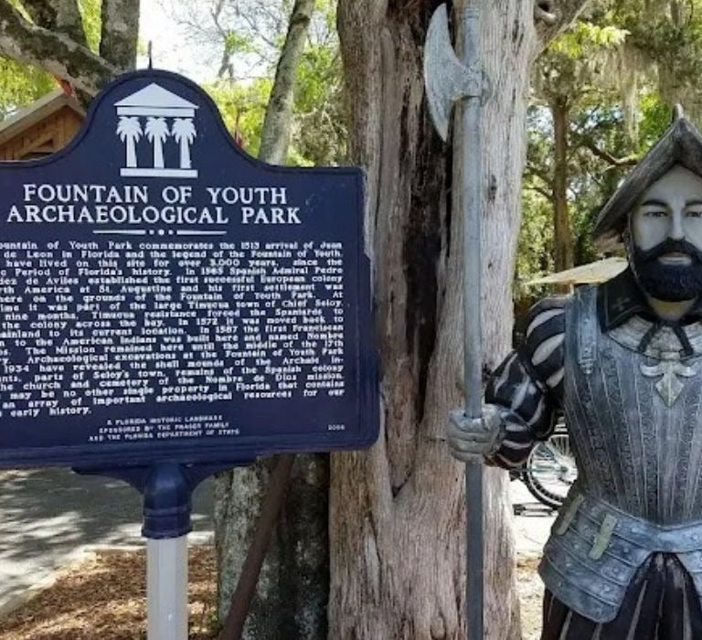 fountain of youth park sign