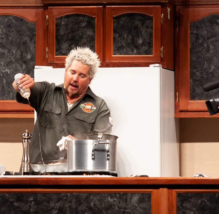 guy fieri on cooking show