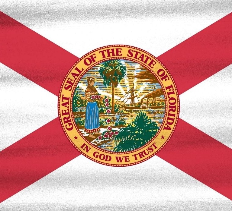 rippling florida flag