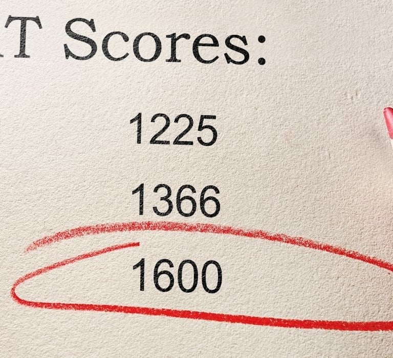 SAT score 1600