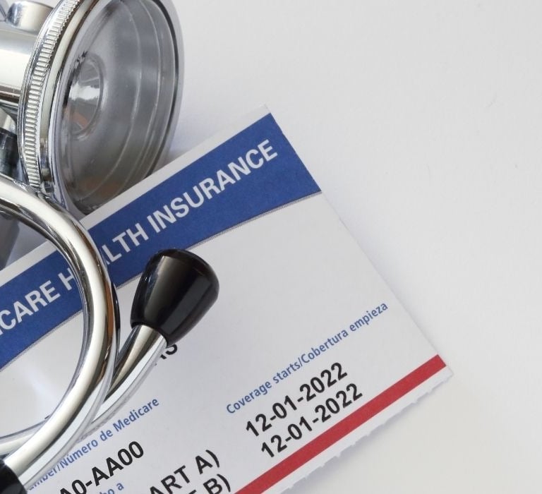 stethoscope and medicare card