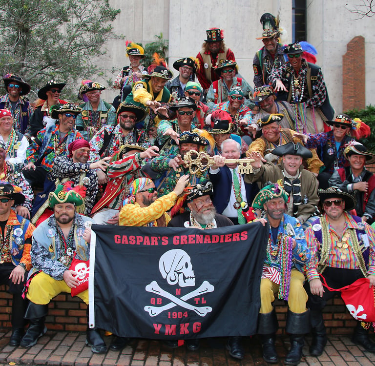 pirates invade city of tampa fun