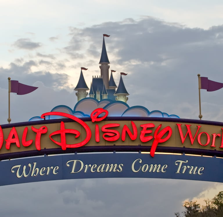 walt disney world florida entrance arch