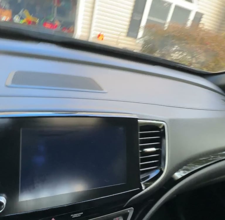 interior detailed dashboard and entertainment screen in ct