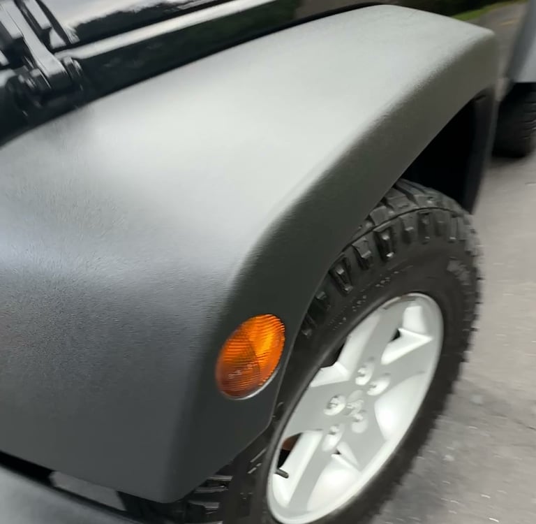 restoring black trim of black jeep