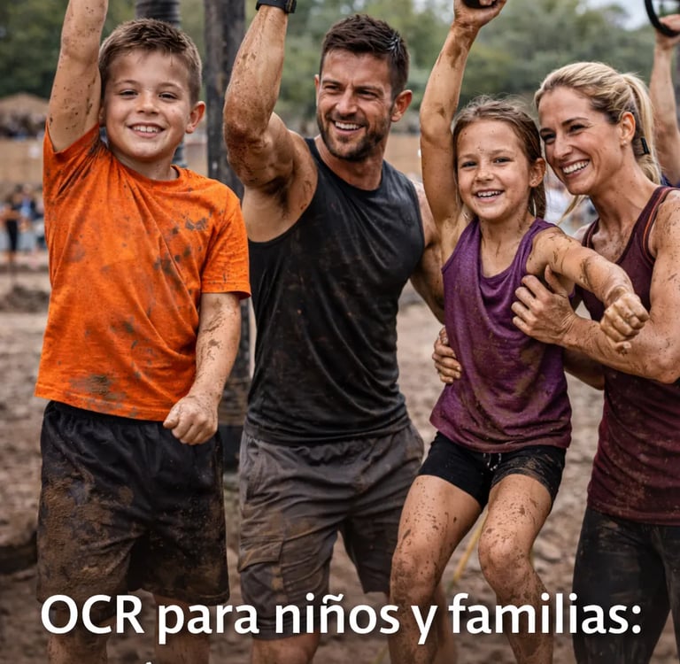 familia haciendo una carrera ocr